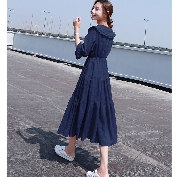 French Vintage Floral Midi Dress - Midi Thời Trang Thanh Lịch 2021