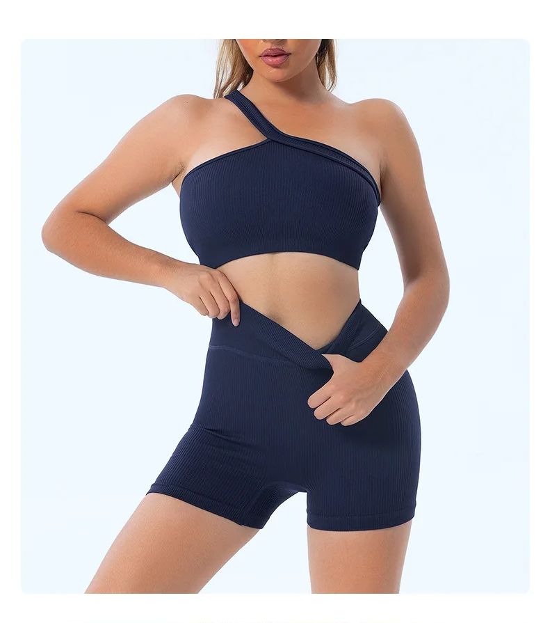 Women One Shoulder Ribbed Spor - đánh giá và giá Seamless Ribbed Workout Tank Top