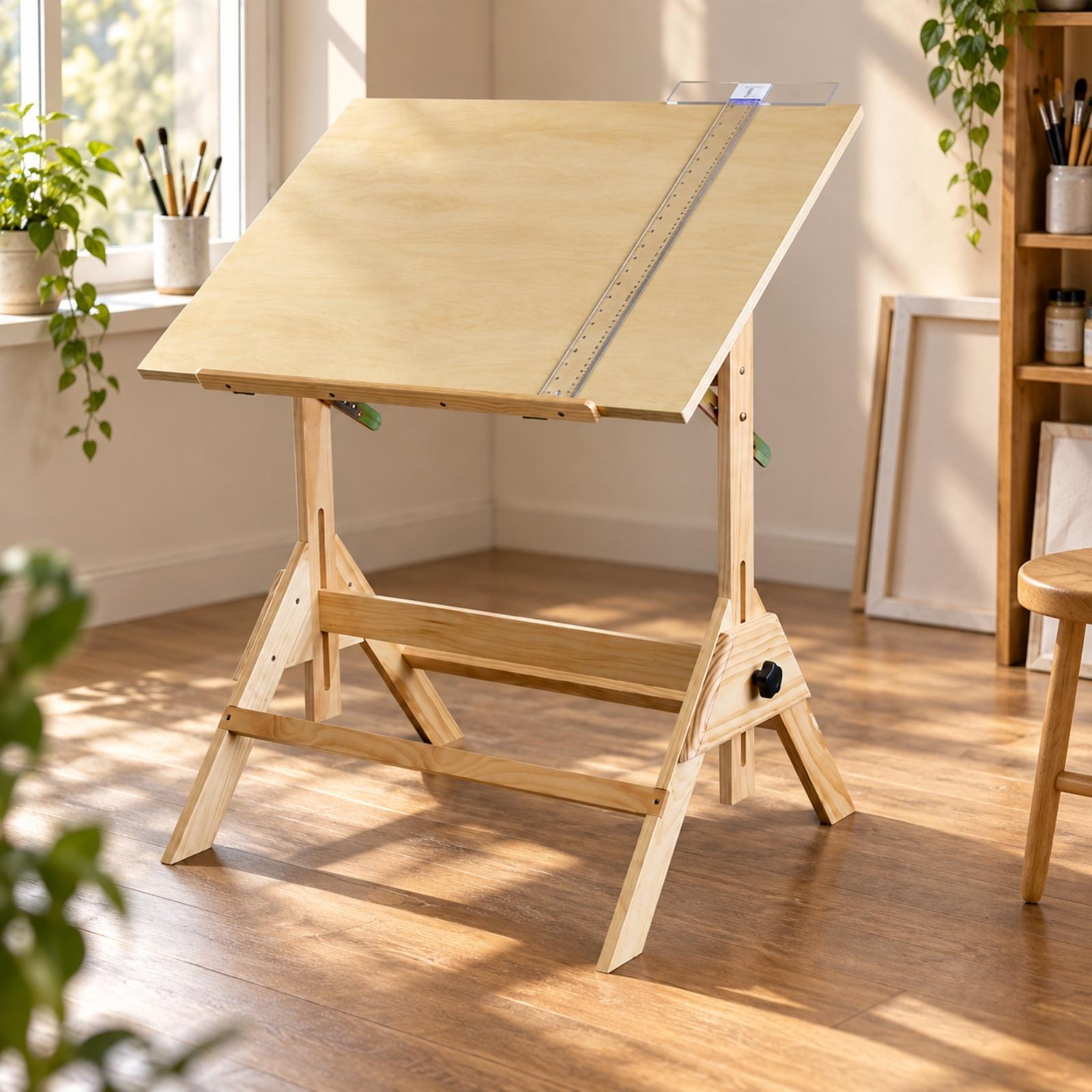 Height Adjustable Art Desk Sol - đánh giá và giá Tops