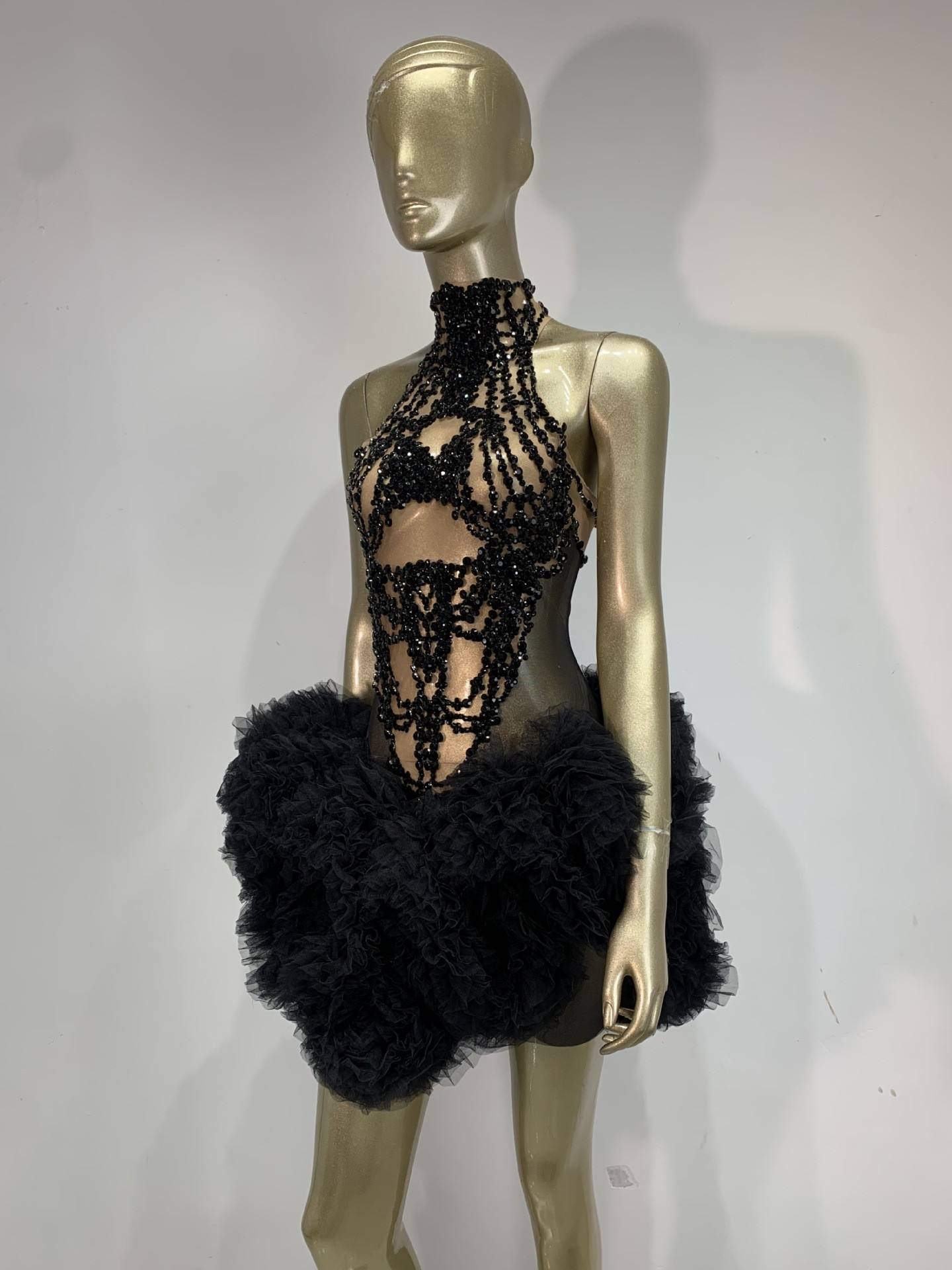 Women Mini Dress Sparkly Rhine - đánh giá và giá Sparkly Rhinestone Club Party Dress