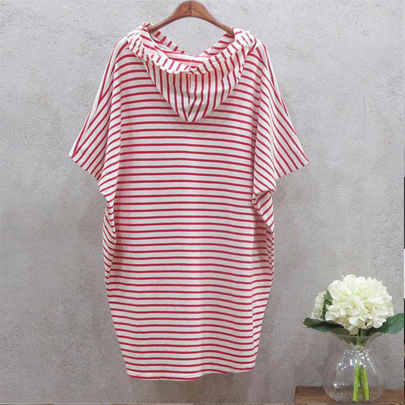 Summer New Korean Style Loose  - đánh giá và giá Korean Style A Line Shirt Dress
