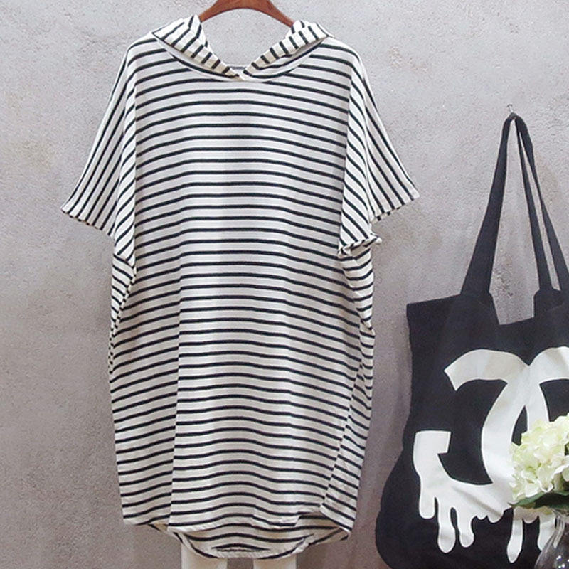 Summer New Korean Style Loose  - đánh giá và giá Korean Style A Line Shirt Dress