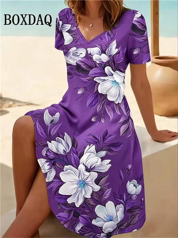 6XL Plus Size Women Dresses Su - đánh giá và giá Boho Summer Beach Maxi Dress