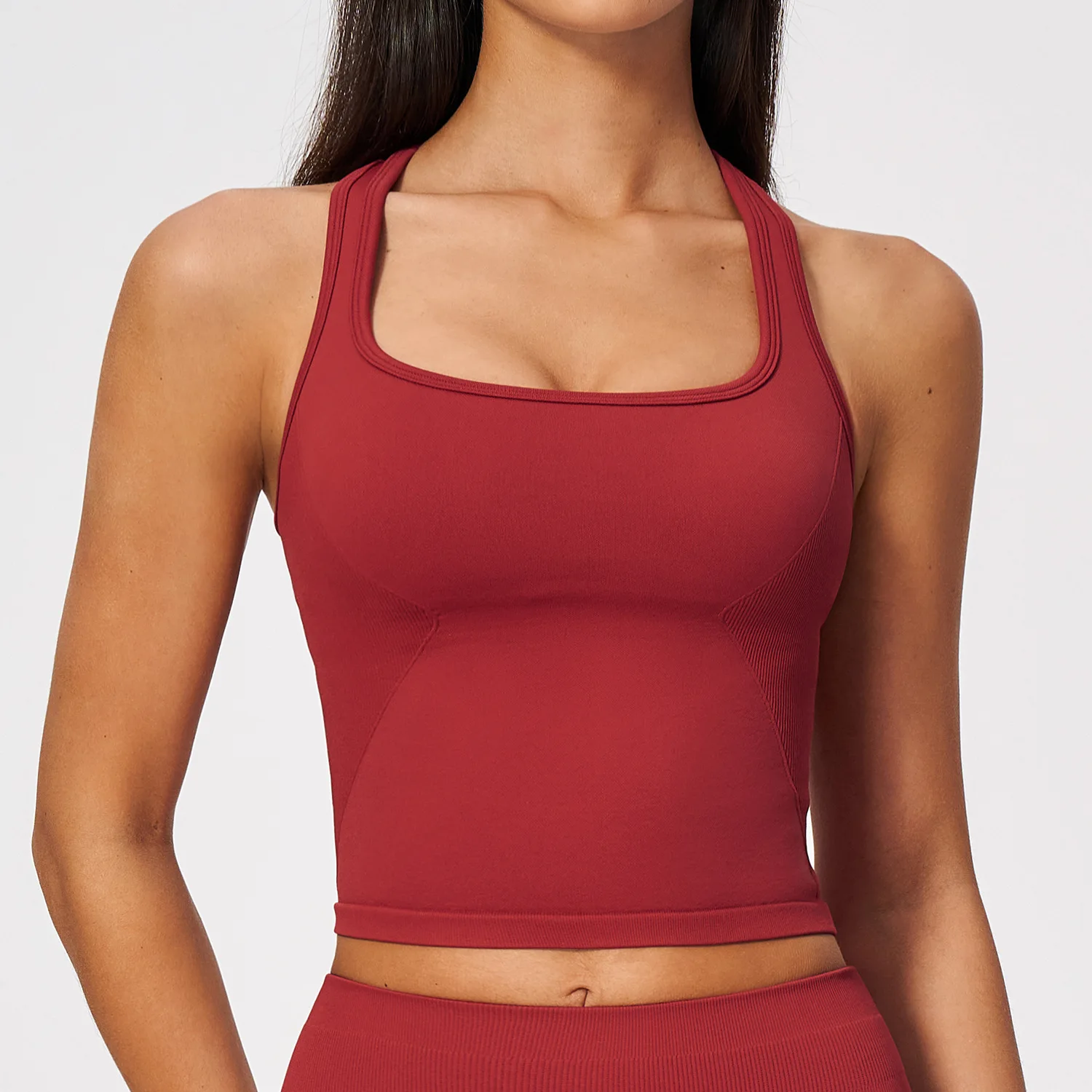 Women Seamless Ribbed Yoga Spo - đánh giá và giá Seamless Ribbed Workout Tank Top
