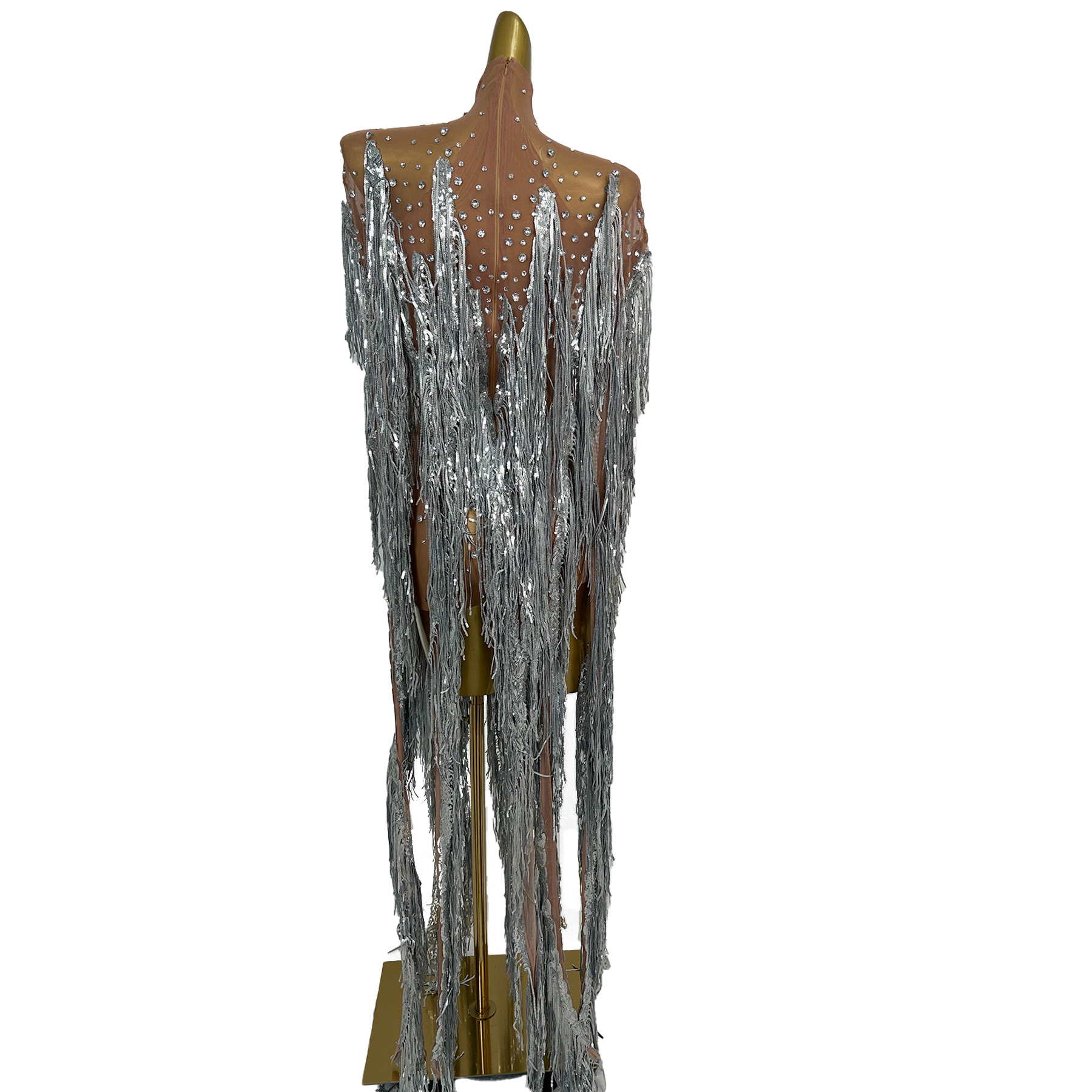 yusanBar See Through Mesh Outf - đánh giá và giá Sparkly Rhinestone Club Party Dress