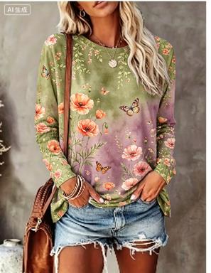 Women Long Sleeve T‑Shirt Grad - đánh giá và giá Blouses
