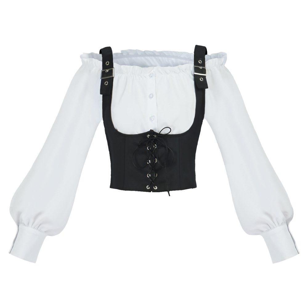 Retro Western Style Women Blou - đánh giá và giá Tops