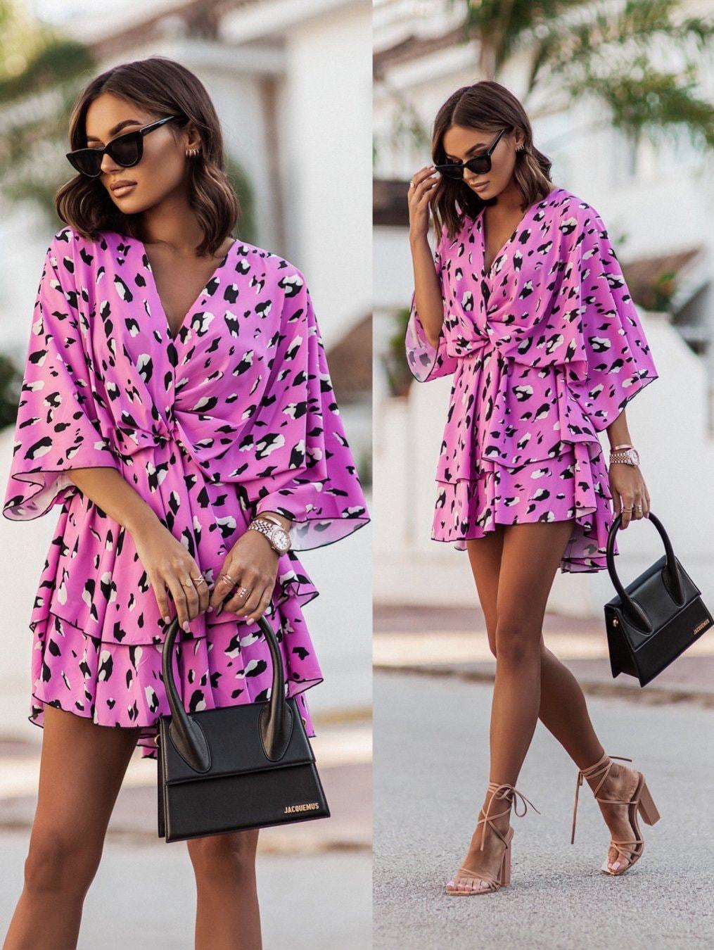 2024 New Summer Women's Mini S - đánh giá và giá French Vintage Floral Midi Dress